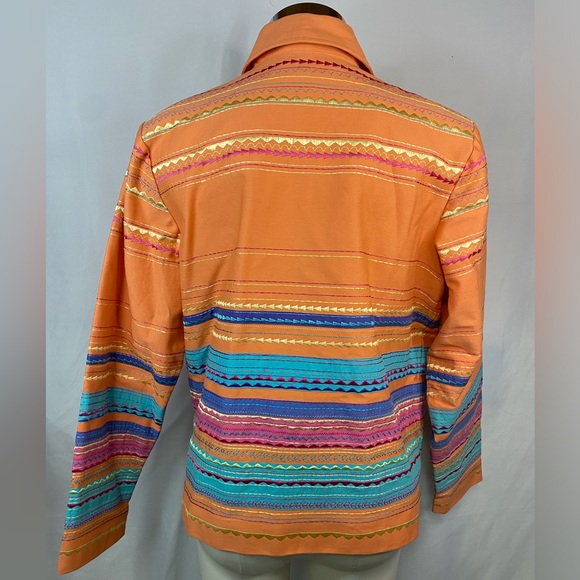 Coldwater Creek Long Sleeve Button Up Lined Jacket Women’s Large - Picture 2 of 3